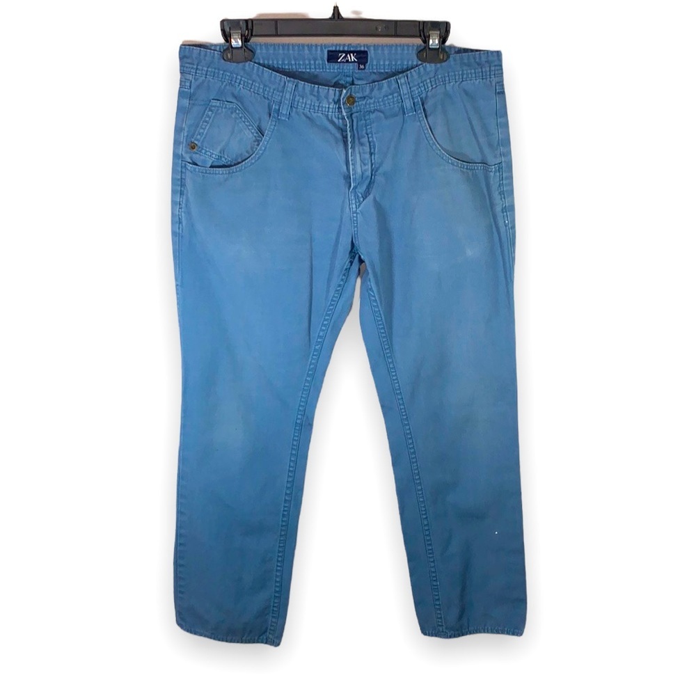 Zak Blue Chino Pants – 6-Pocket Style – Size 36